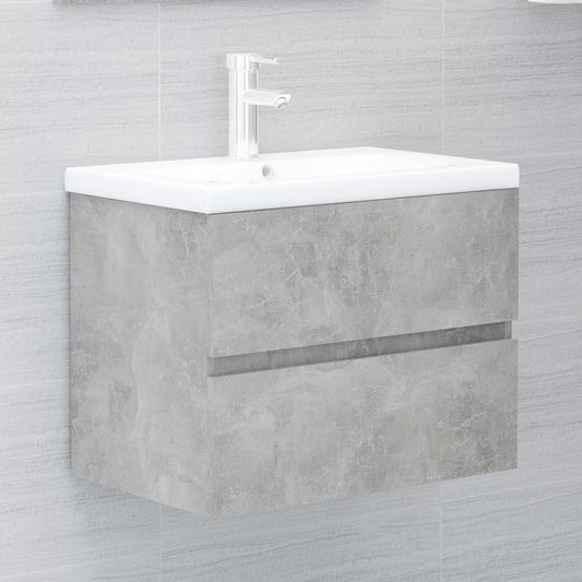 sink cabinet, concrete gray, 60x38.5x45 cm, chipboard