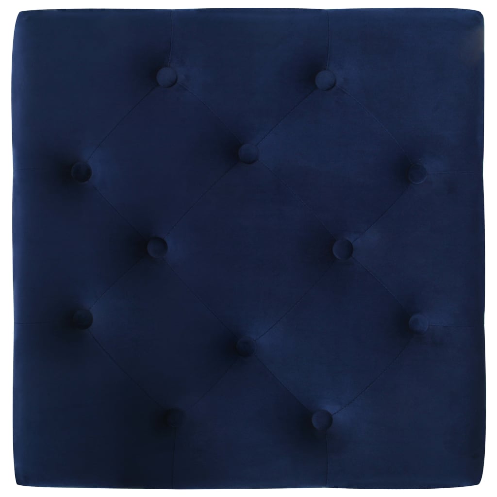 soliņš, tumši zils, 60x60x36 cm, samts