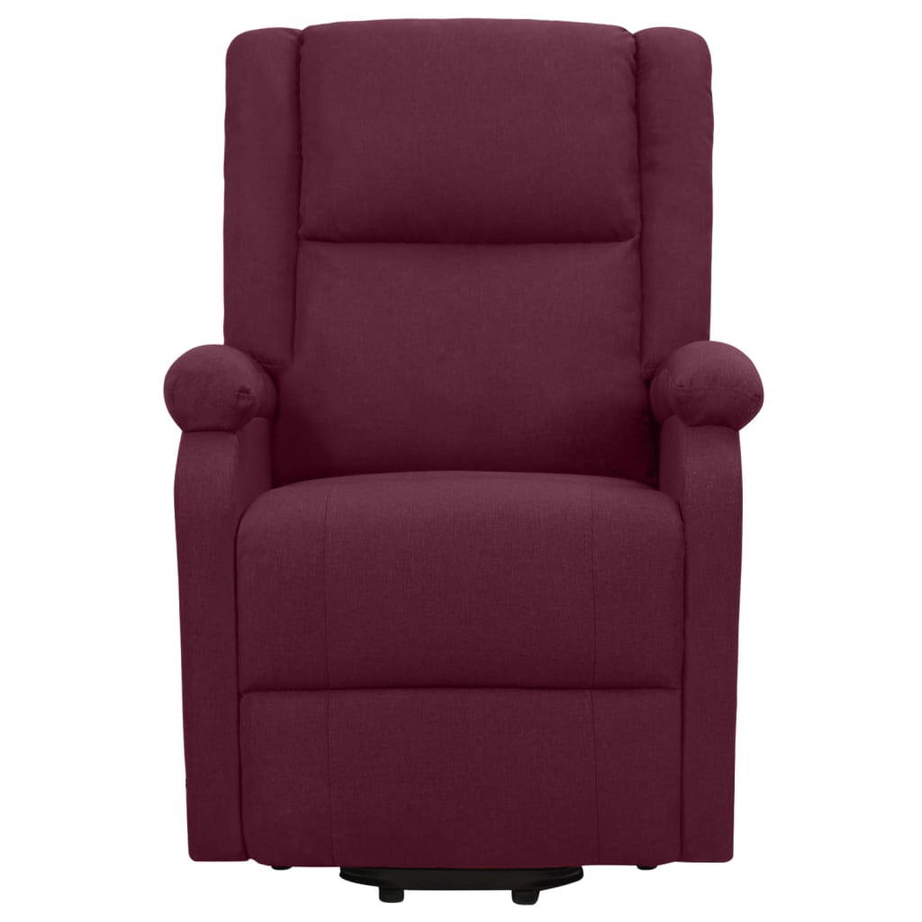 массажное кресло, подъемное, ткань фиолетового цвета