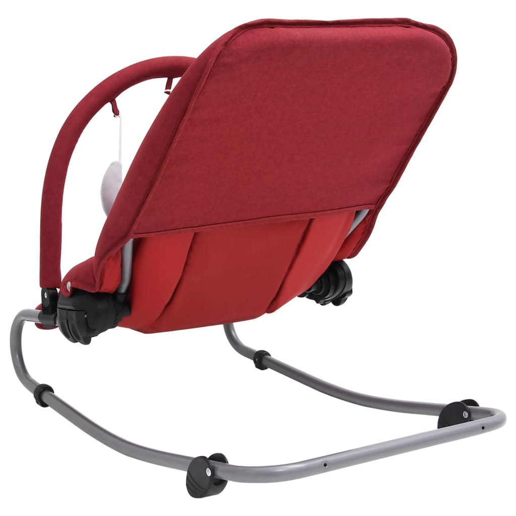 children's rocking chair, red, steel
