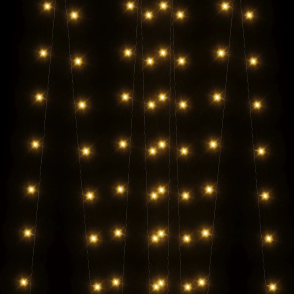 solar string of lights, 5 pcs., 5x200 LED, warm white color