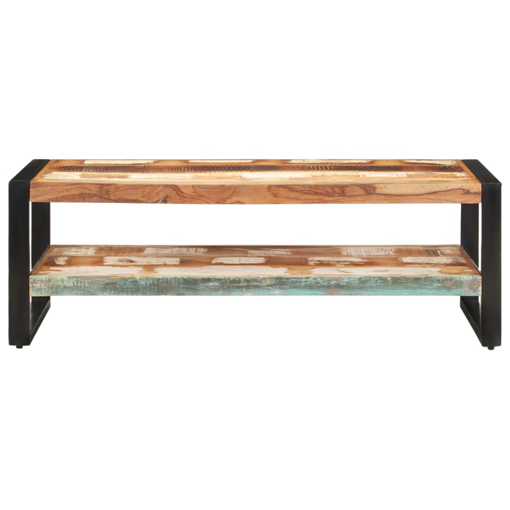coffee table, 120x60x40 cm, recycled solid wood