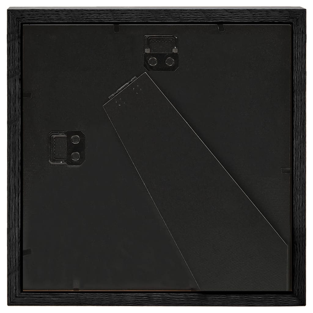 3D photo frames, 3 pcs., black, 23x23 cm, 13x13 cm for pictures