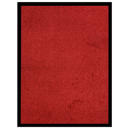 durvju paklājs, sarkans, 60x80 cm