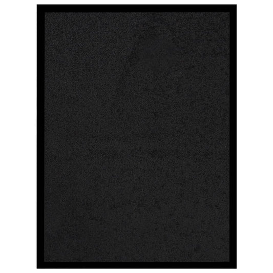 durvju paklājs, melns, 40x60 cm