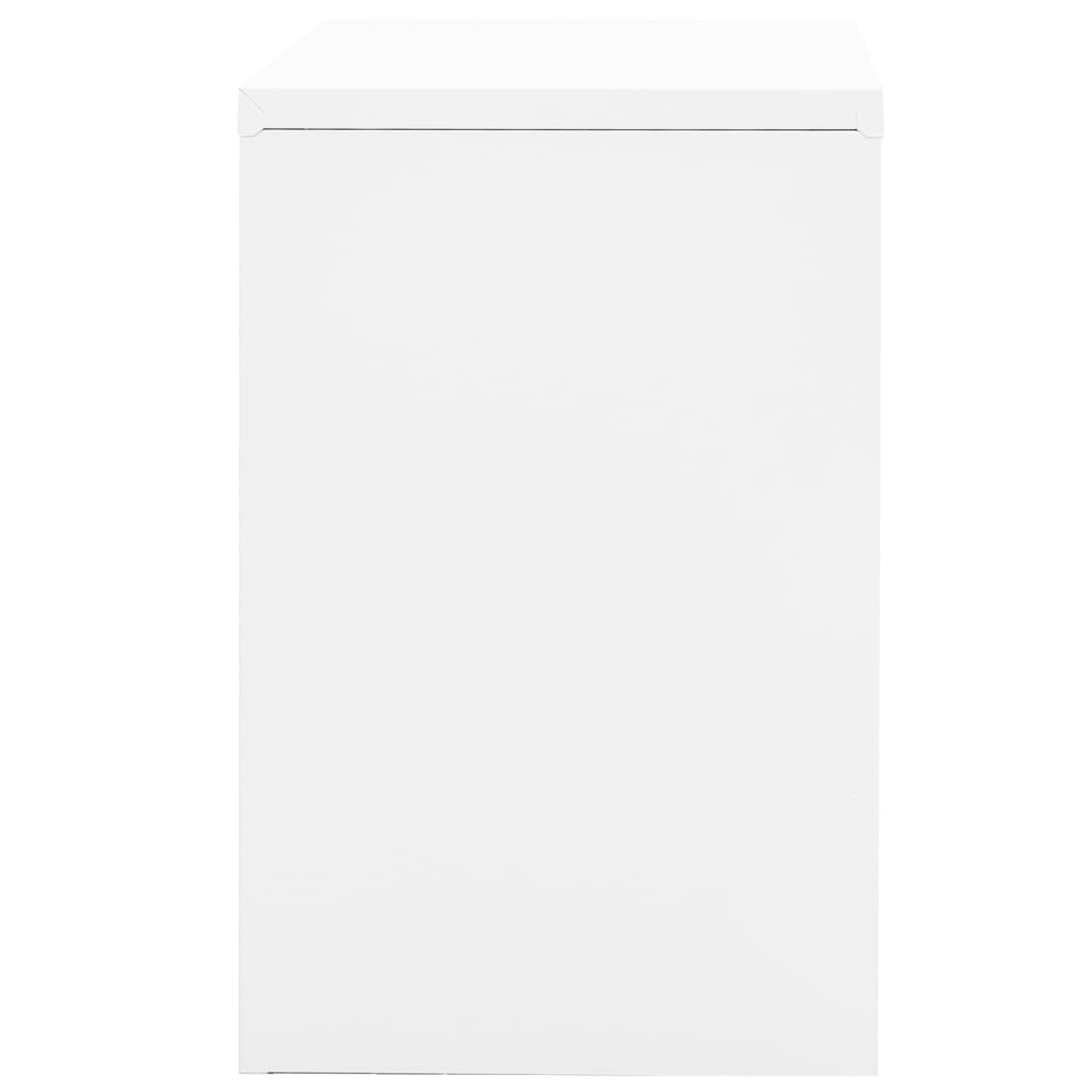 failu skapis, balts, 90x46x72,5 cm, tērauds