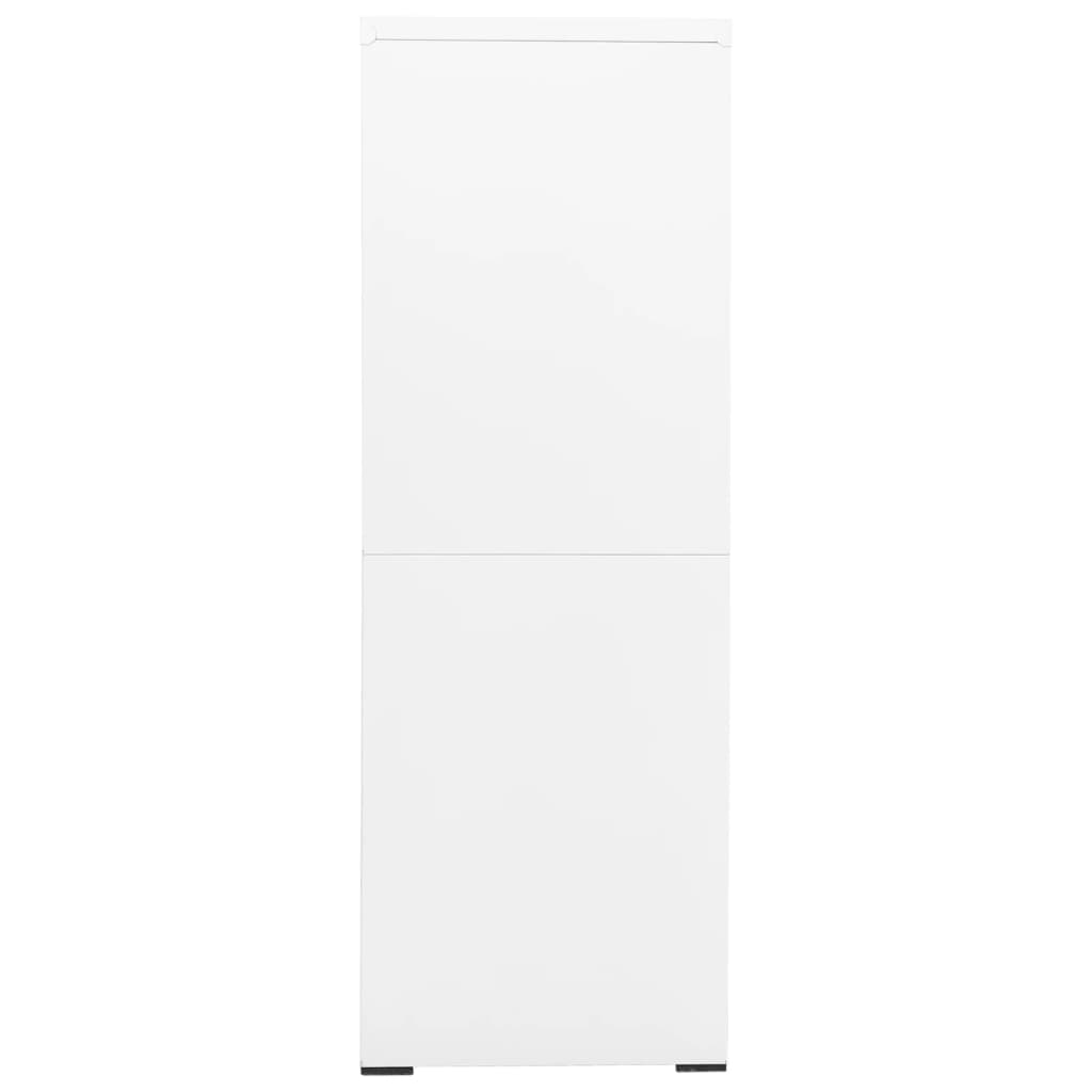 failu skapis, balts, 90x46x134 cm, tērauds