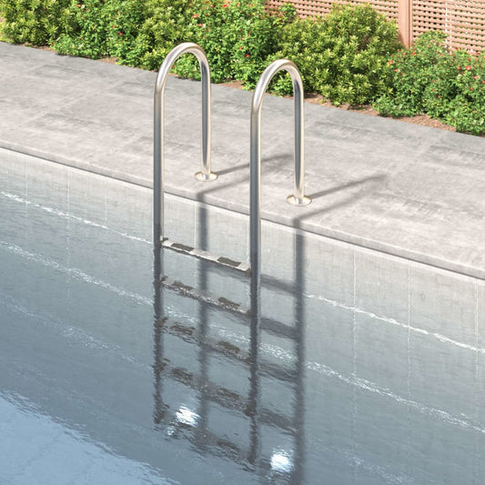 pool ladder, 54x38x211 cm, stainless steel, grade 304