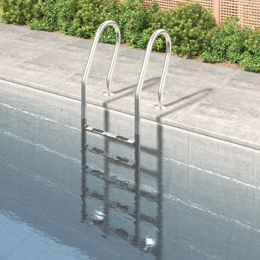 pool ladder, 54x38x211 cm, stainless steel, grade 304