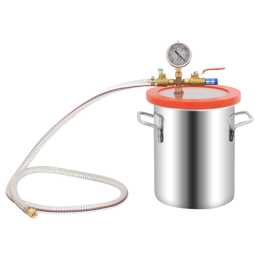 vacuum chamber with single-stage pump, 5.5 l