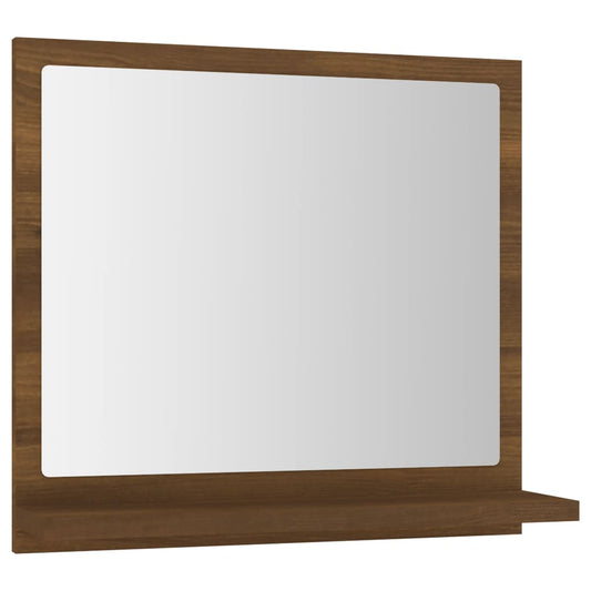 vannasistabas spogulis, ozola, 40x10,5x37 cm, inženierijas koks