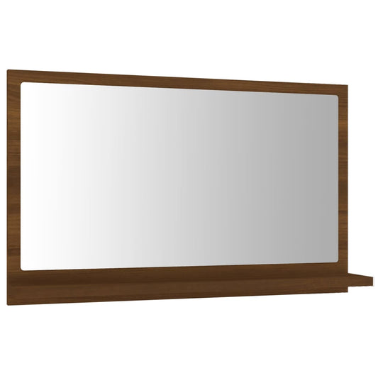 vannasistabas spogulis, ozola, 60x10,5x37 cm, inženierijas koks