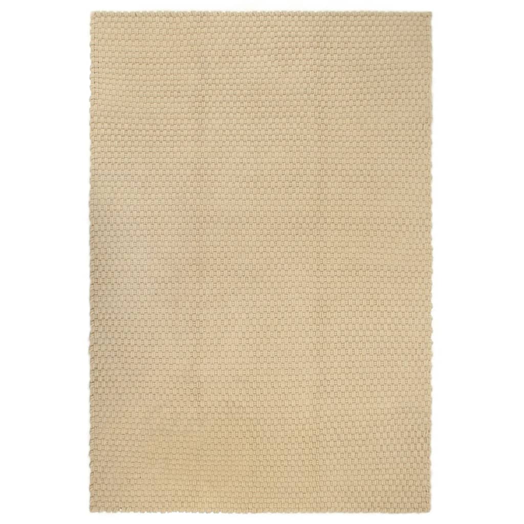 paklājs, taisnstūra, dabīga krāsa, 120x180 cm, kokvilna