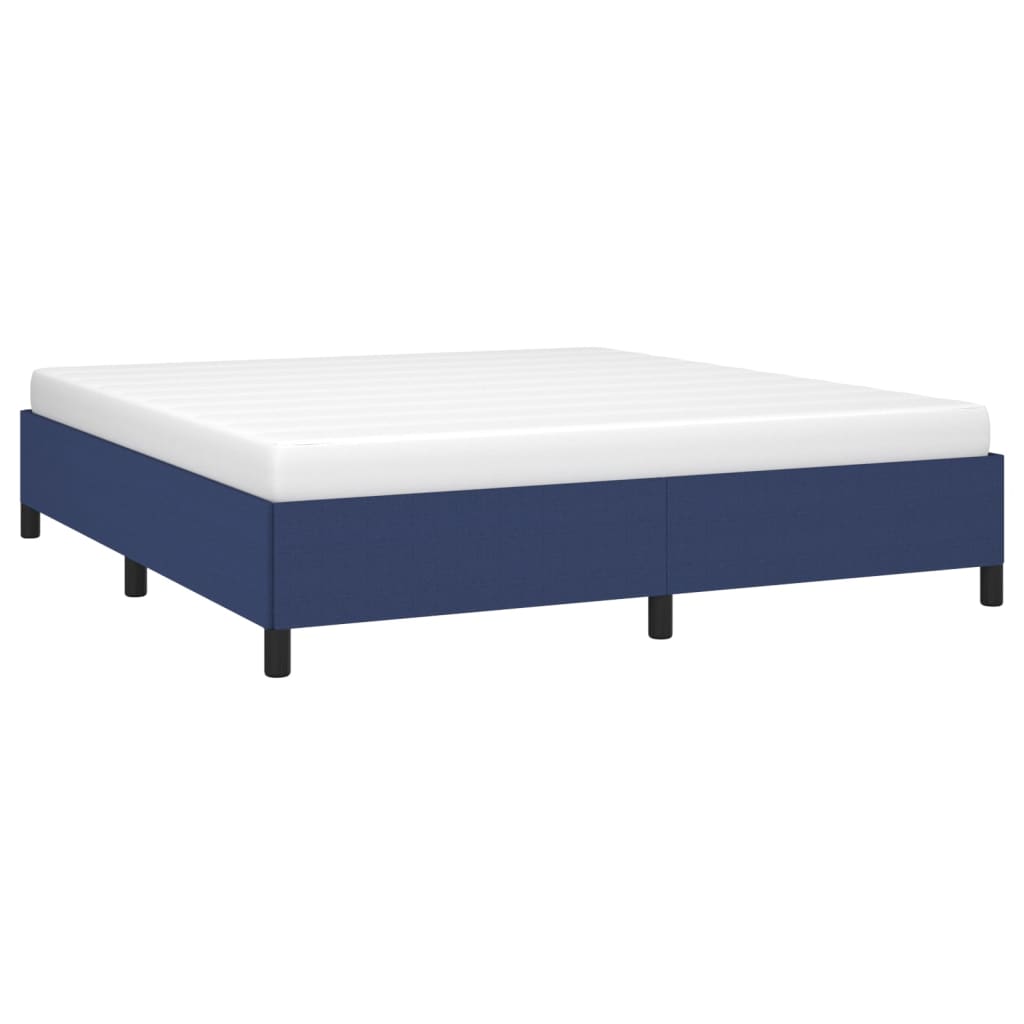 gultas rāmis, zils, 180x200 cm, audums