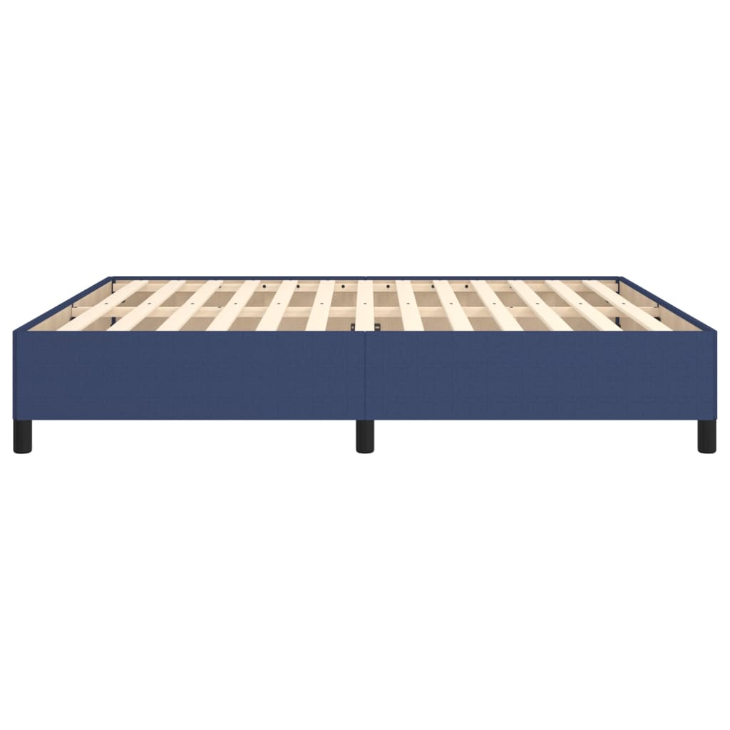 gultas rāmis, zils, 180x200 cm, audums