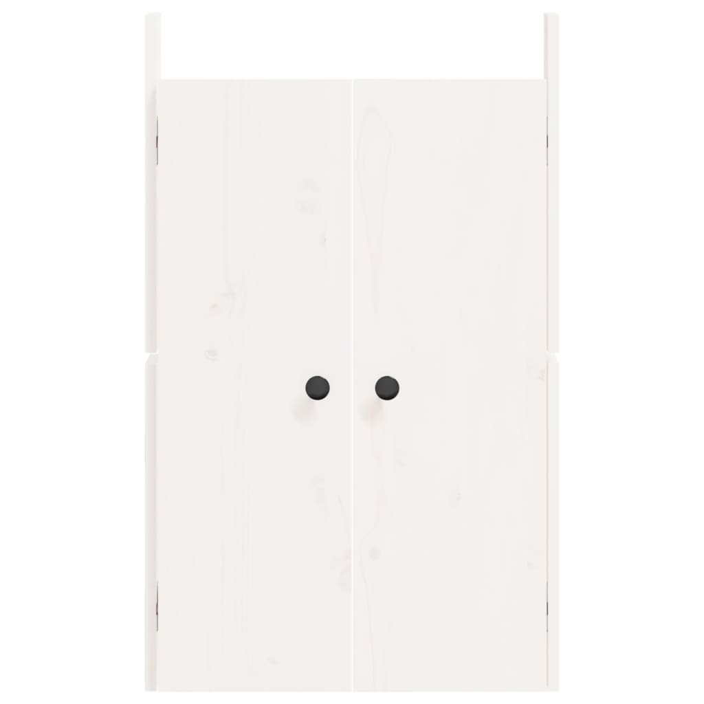 āra virtuves durvis, baltas, 2 gab., 50x9x82 cm, priedes koks