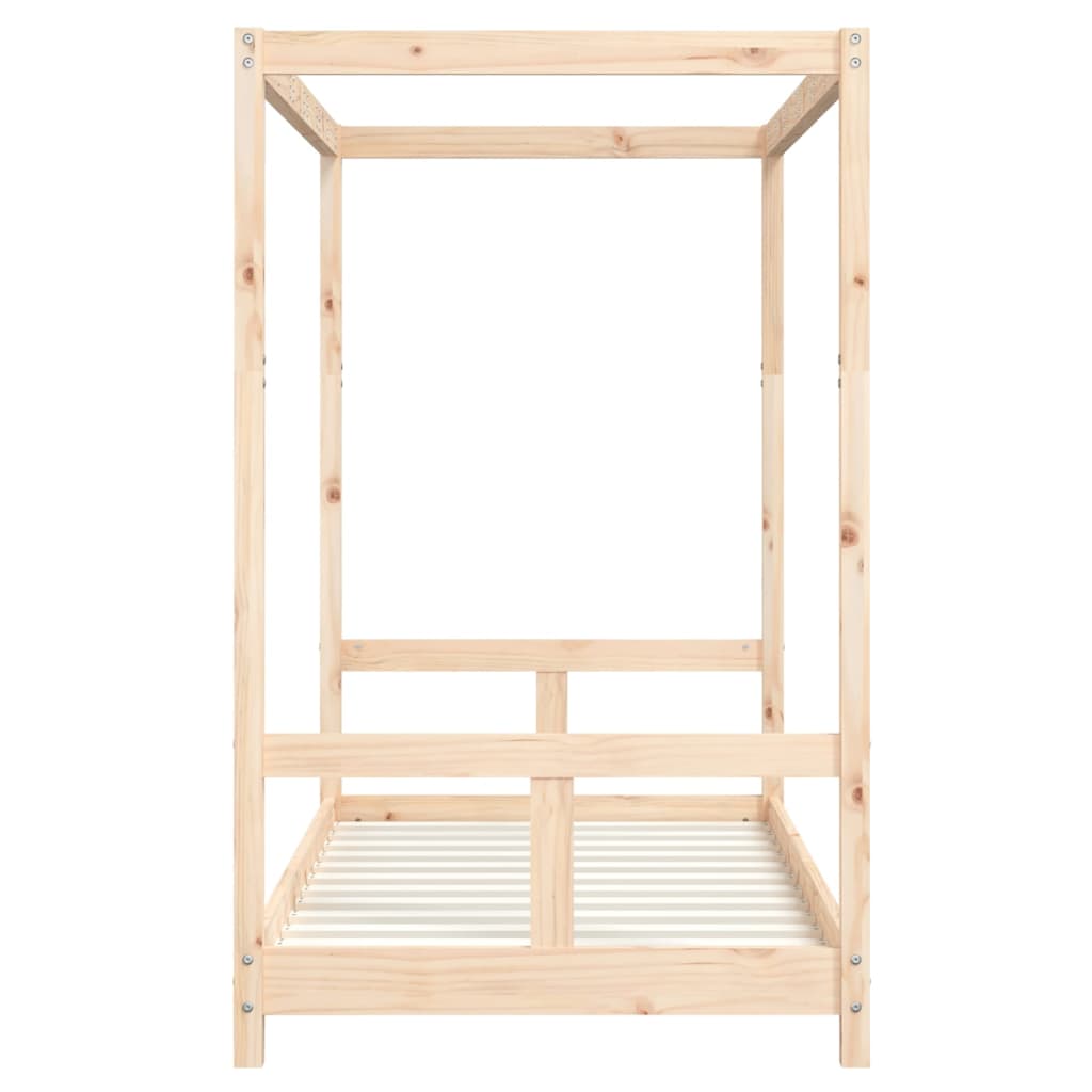 children's bed frame, 80x160 cm, solid pine wood