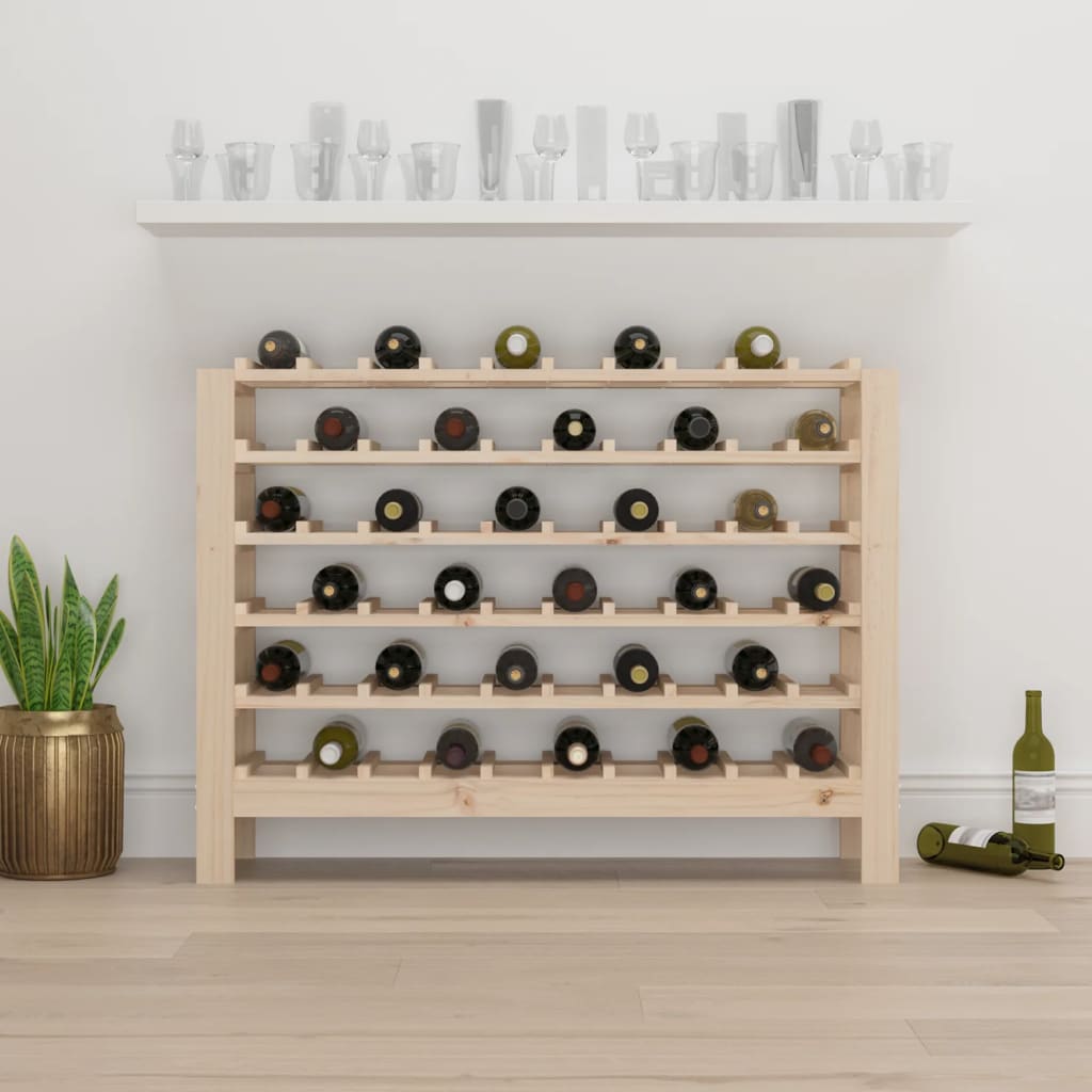 vīna pudeļu plaukts, 109,5x30x82 cm, priedes masīvkoks