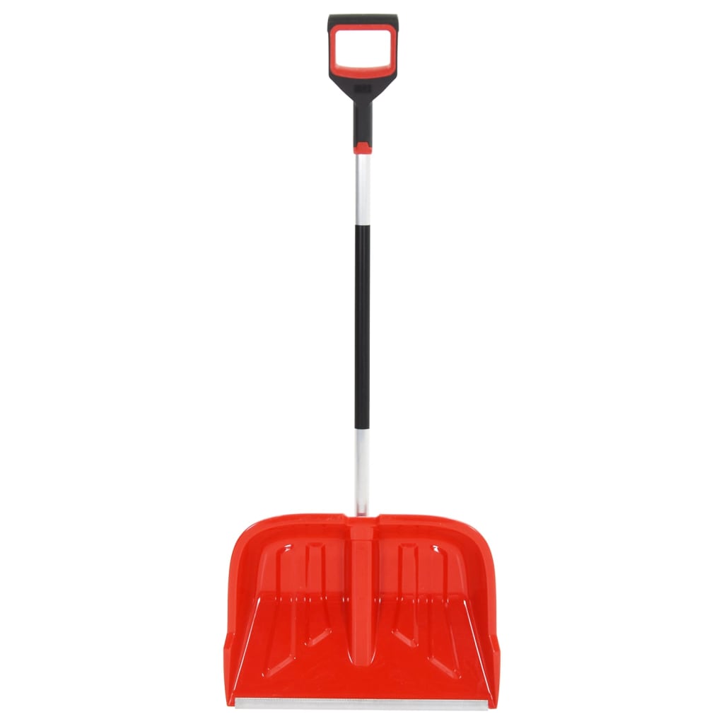 snow shovel, red, 136 cm, aluminum