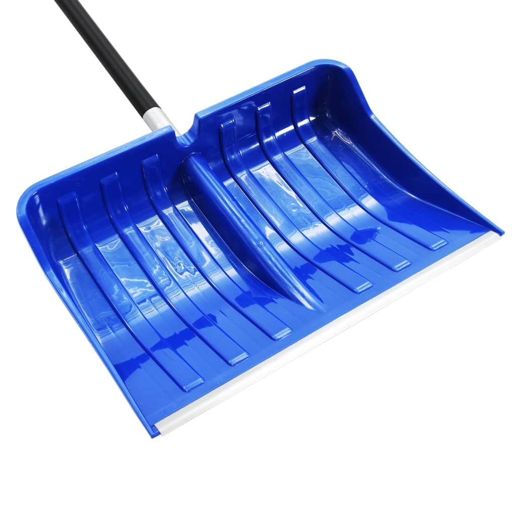 snow shovel, blue, 145 cm, aluminum