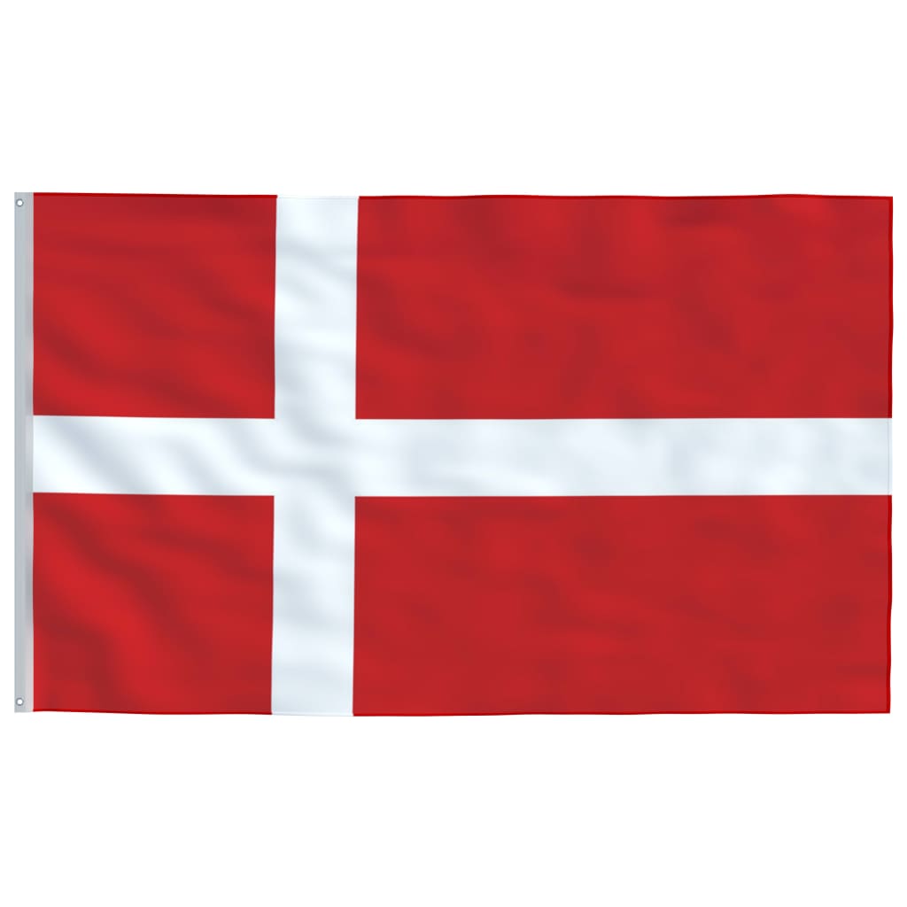 Dānijas karogs un masts, 6,23 m, alumīnijs