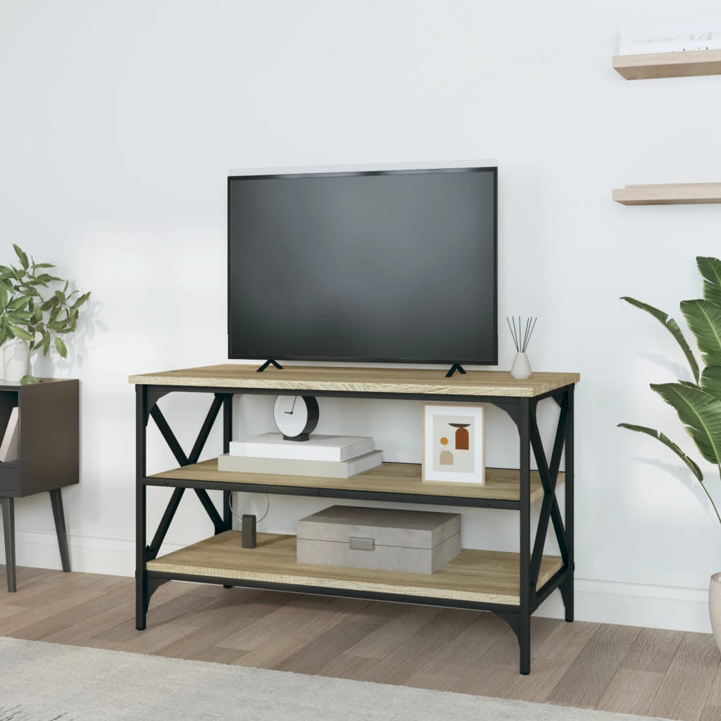 TV cabinet, oak color, 80x40x50 cm, engineered wood