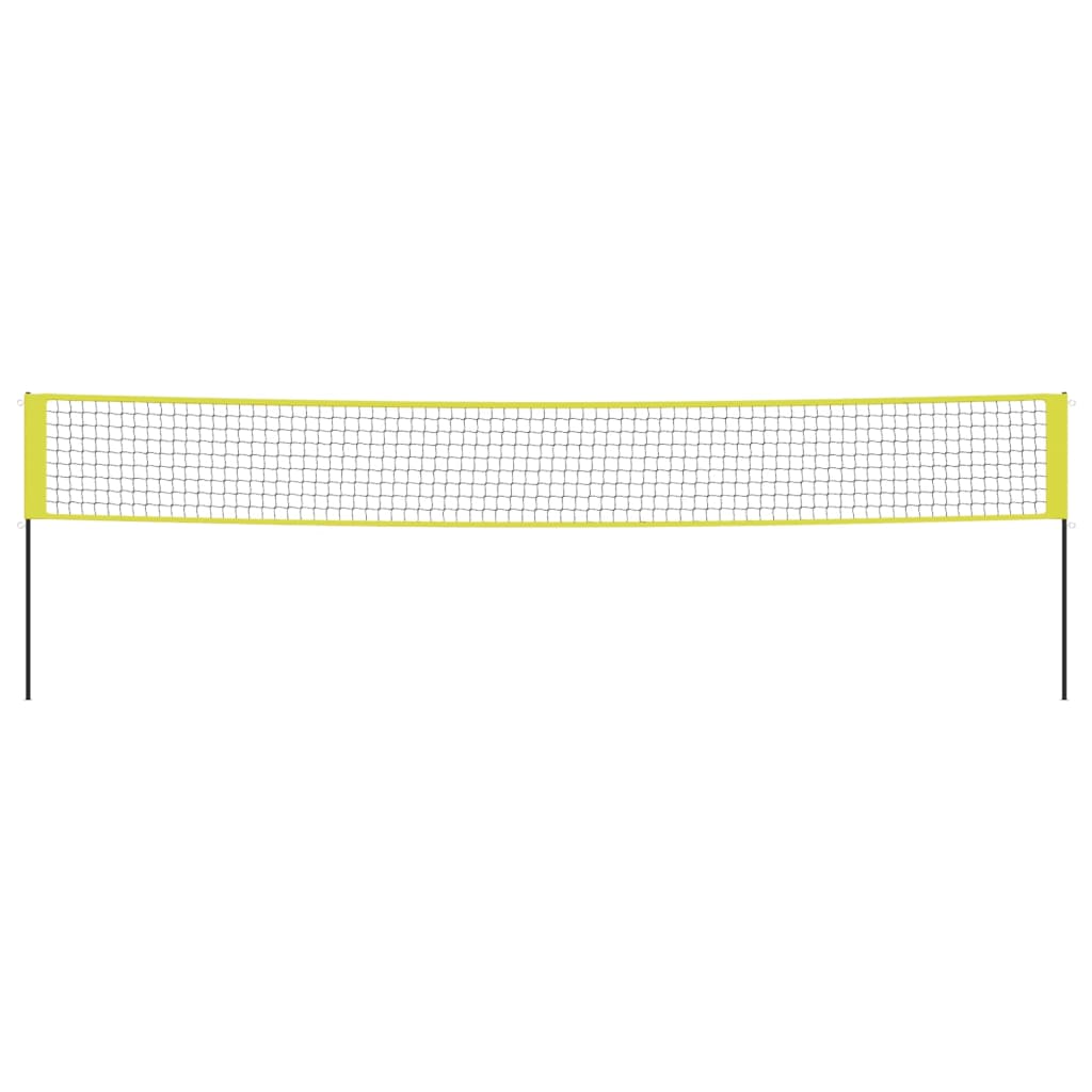 volejbola tīkls, dzeltens un melns, 823x244 cm, PE audums