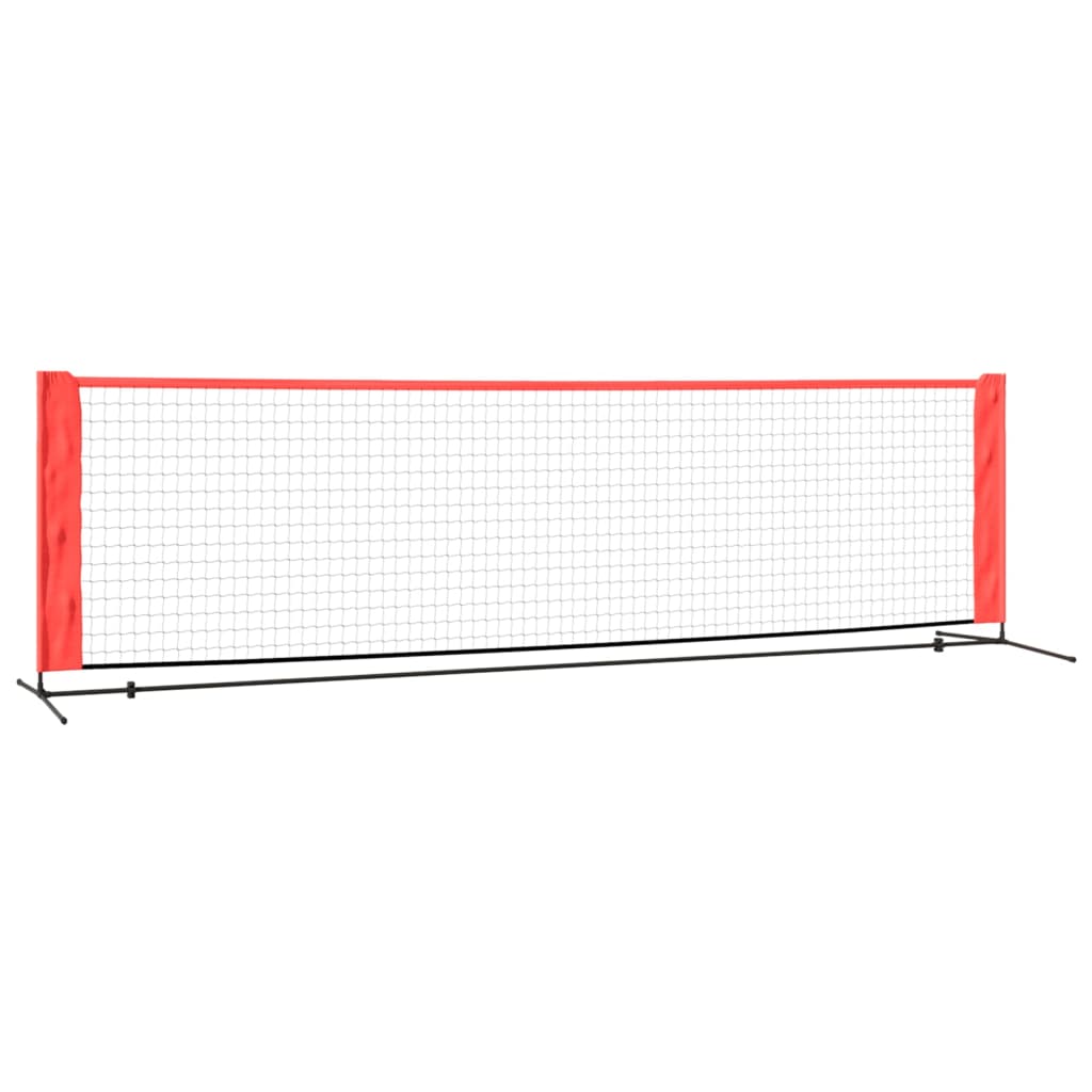 tennis net, black, red, 300x100x87 cm, polyester