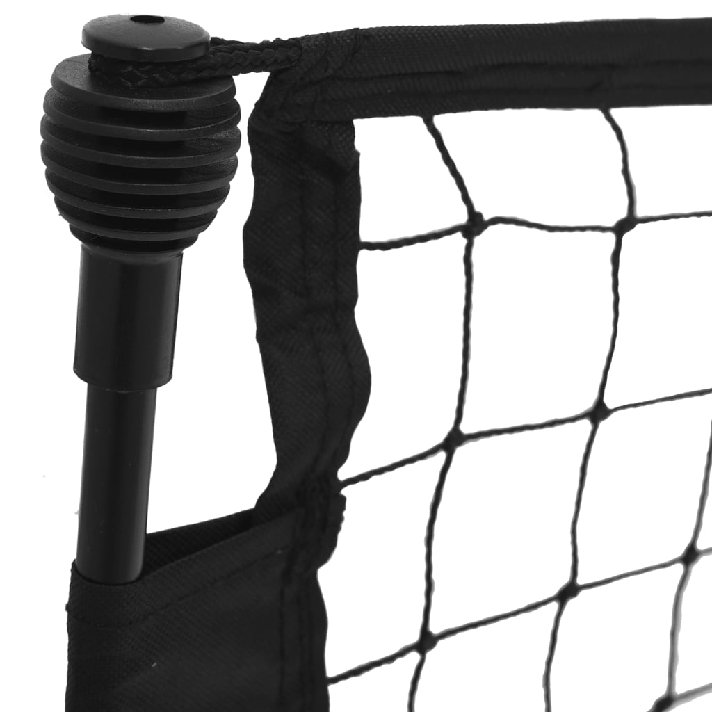 soccer rebound net, black, yellow, 183x85x120 cm