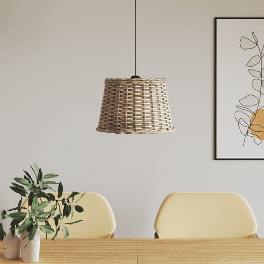 ceiling lamp shade, brown, Ø40x26 cm, braided
