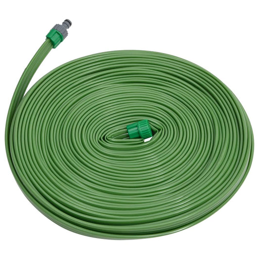 3-pipe spray hose, green, 15 m, PVC