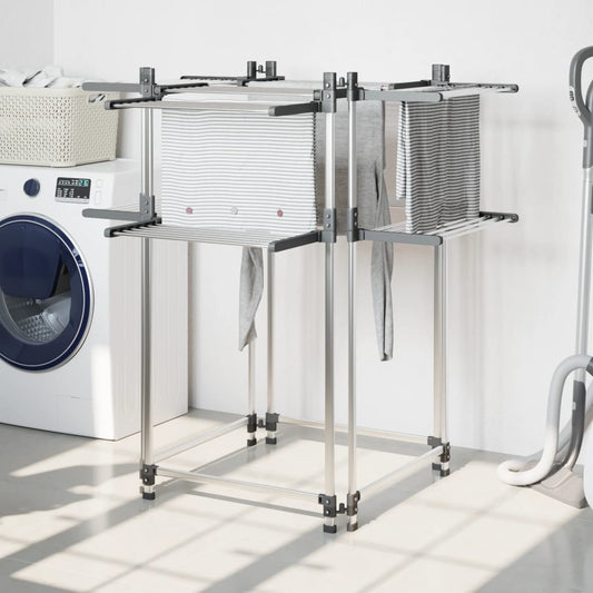 clothes dryer, 107x107x120 cm, aluminum