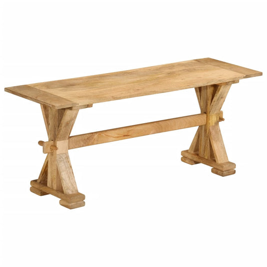 garden bench, 110x35x45 cm, solid mango wood