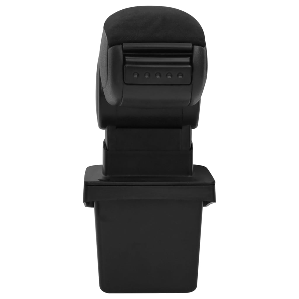 подлокотник для автомобиля, черный, 15x31,5x(35-51) см, ABS