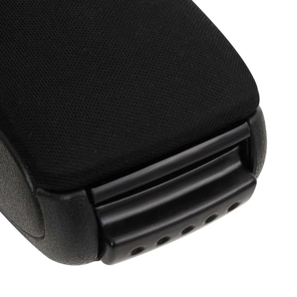 подлокотник для автомобиля, черный, 12x32x(32-49) см, ABS