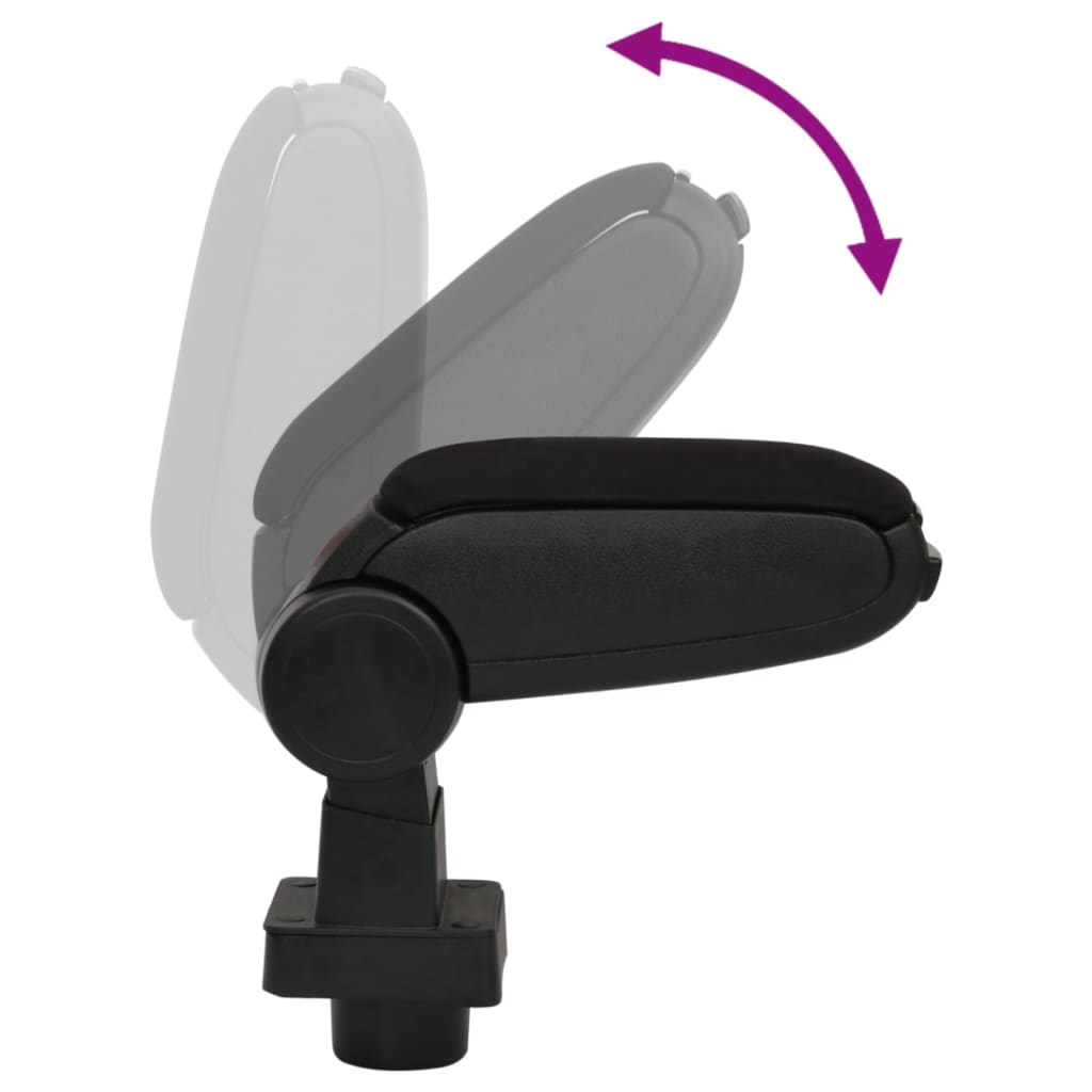 car armrest, black, 13x31.5x(29-51) cm, ABS
