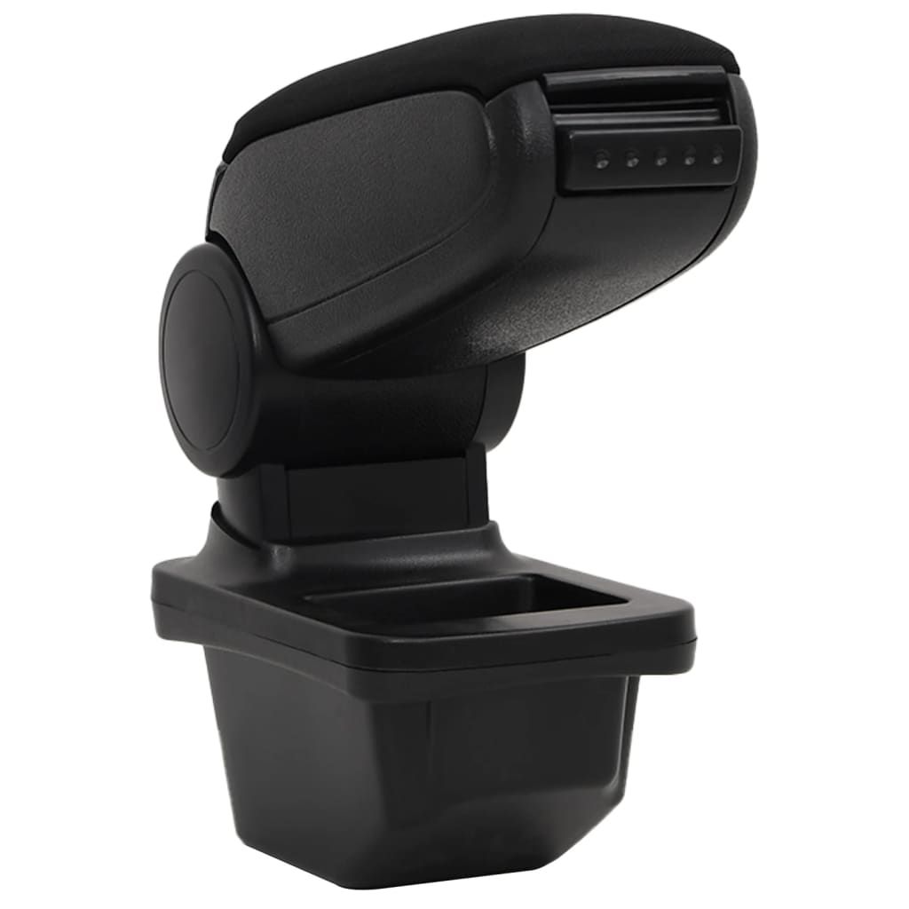 car armrest, black, 14x33x(30-45.5) cm, ABS