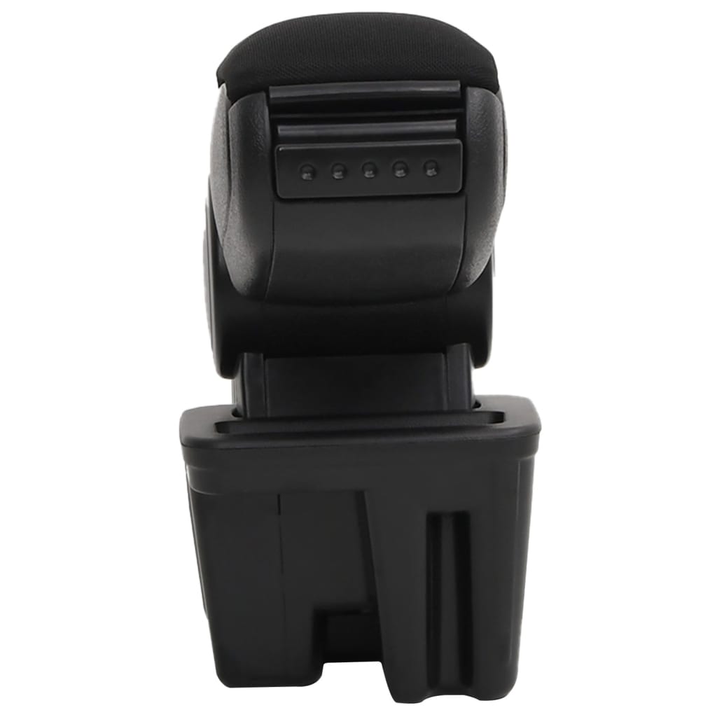 подлокотник для автомобиля, черный, 15x31x(28-44) см, ABS