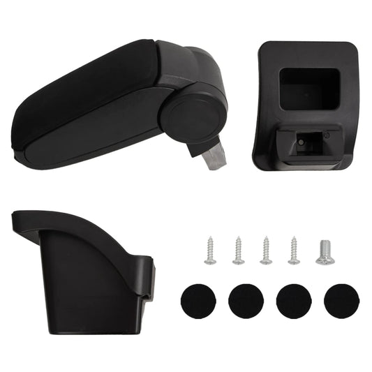car armrest, black, 16x30x(40-50) cm, ABS