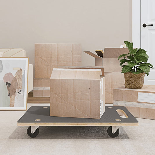 мебельная тележка, 2 шт., прямоугольной формы, 80x55x11,5 см