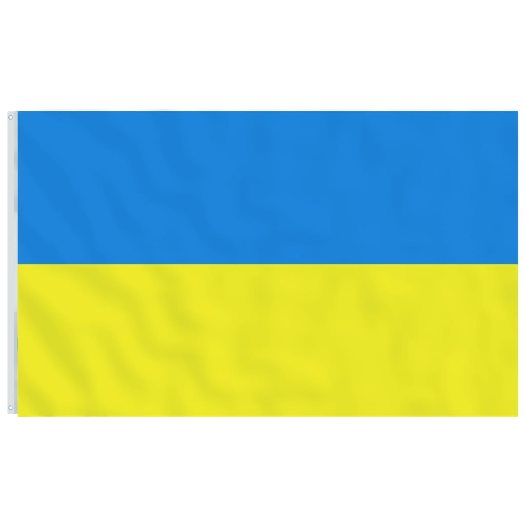 Ukrainas karogs un masts, 5,5 m, alumīnijs