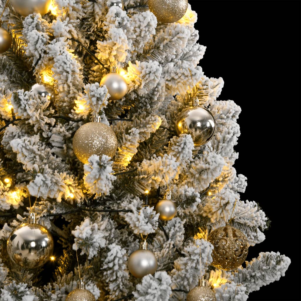 mākslīgā Ziemassvētku egle, bumbiņu komplekts, 180 cm, 300 LED
