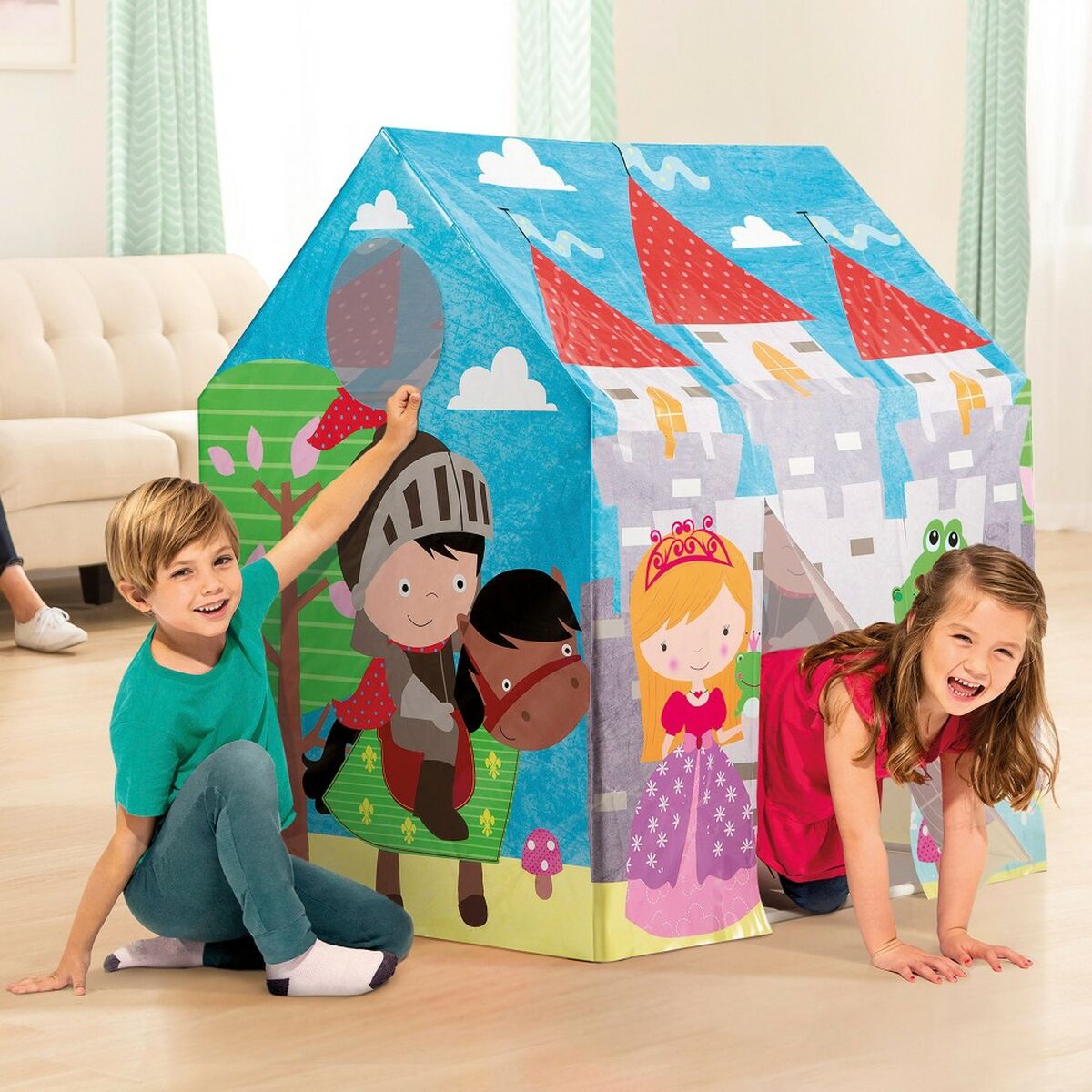 Children's play house Intex Castle 95 x 107 x 75 cm (6 Units)