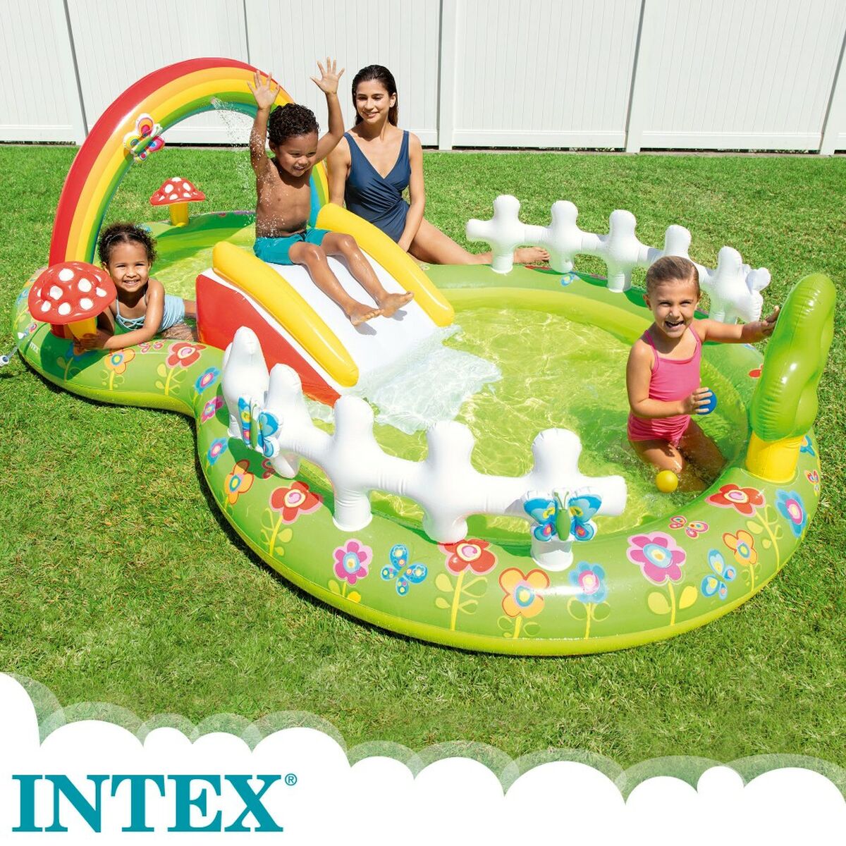 Детские надувное кресло Intex Игровая площадка сад 54 kg 450 L 180 x 104 x 290 cm (2 штук)
